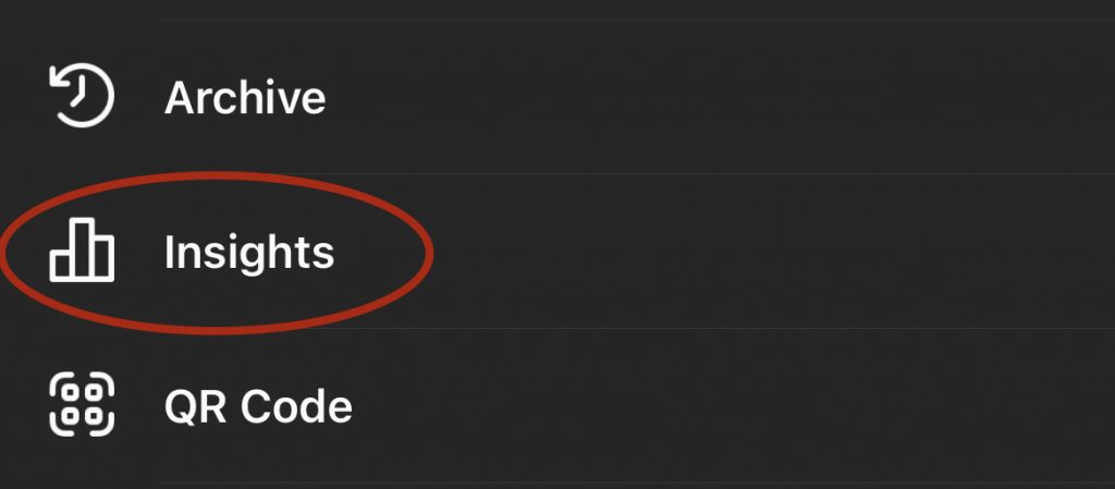 Instagram insights dashbord