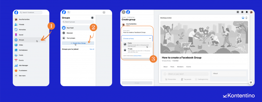 How to create a Facebook Group