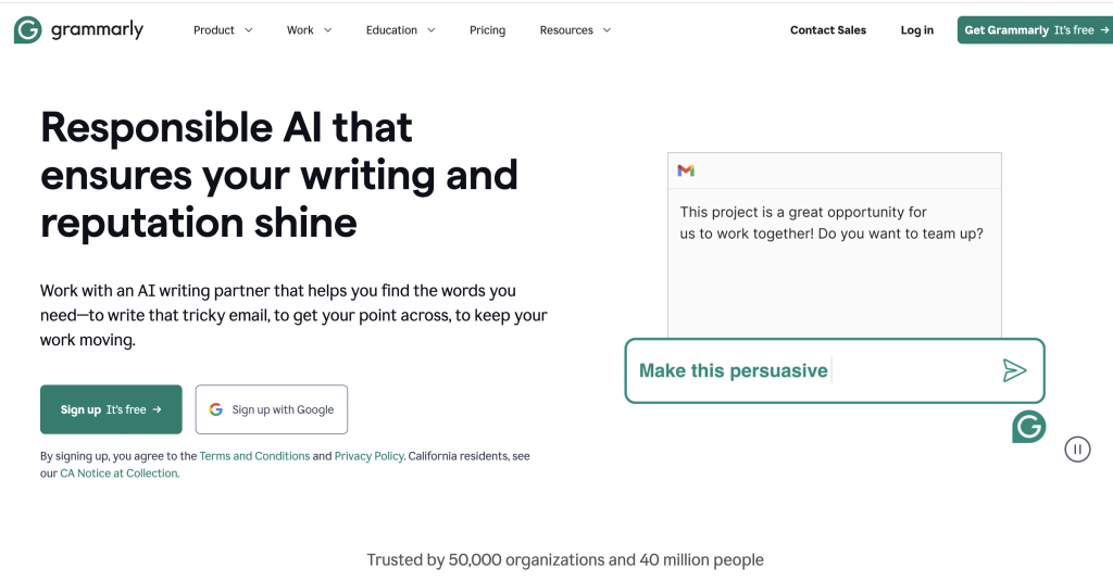 Grammarly – best tool for content editing