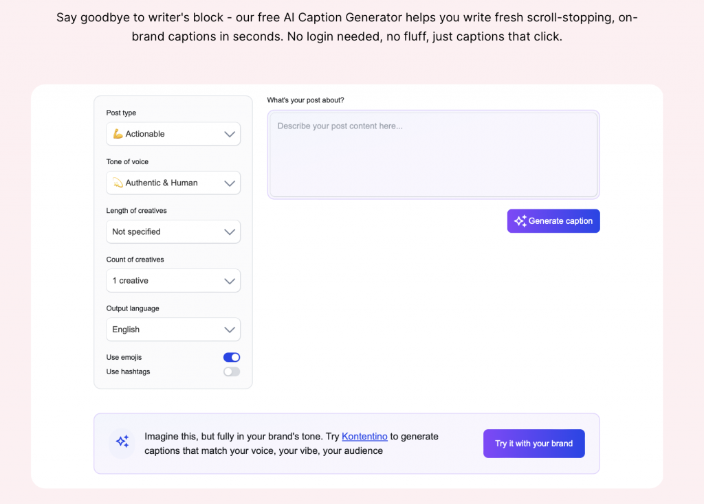 Tüm sosyal medya platformları için Yapay Zeka Destekli Altyazı Oluşturucular