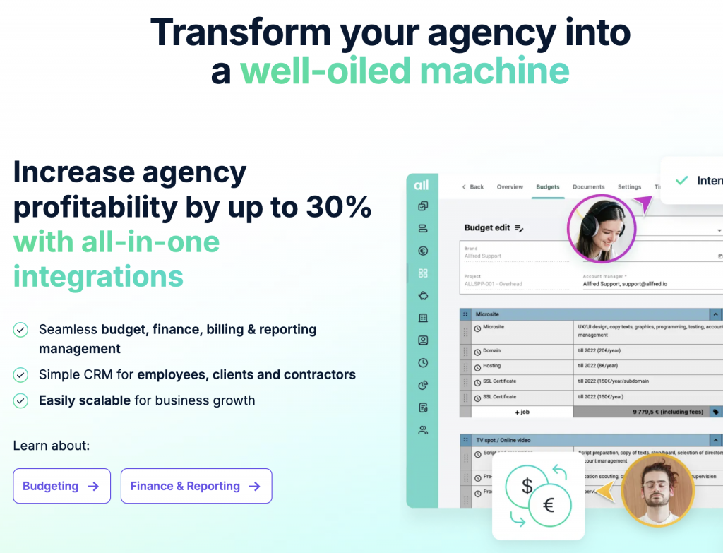 Allfred — agentuuri operatsioonid, finantsid ja suutlikkus